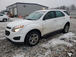 Salvage cars for sale at Wayland, MI auction: 2016 Chevrolet Equinox LS