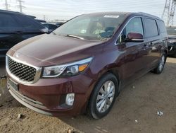 KIA Sedona ex Vehiculos salvage en venta: 2016 KIA Sedona EX