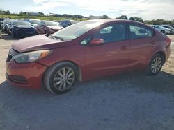 KIA salvage cars for sale: 2014 KIA Forte LX