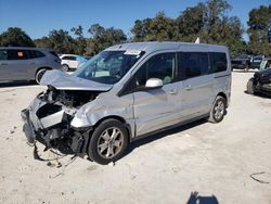 Salvage cars for sale from Copart Ocala, FL: 2014 Ford Transit Connect Titanium