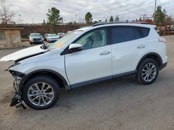 Salvage cars for sale at Gaston, SC auction: 2017 Toyota Rav4 Limited