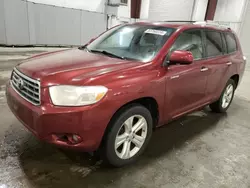 Salvage cars for sale at Avon, MN auction: 2008 Toyota Highlander Limited