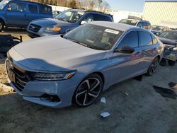 Salvage cars for sale at Spartanburg, SC auction: 2022 Honda Accord Sport