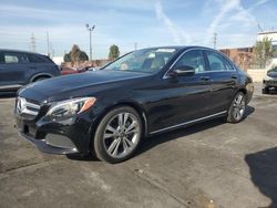 Salvage cars for sale at Wilmington, CA auction: 2018 Mercedes-Benz C300