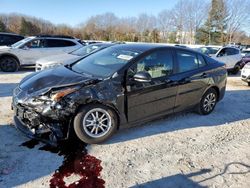 Salvage cars for sale at North Billerica, MA auction: 2022 Toyota Prius LE