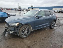 Salvage cars for sale at Woodhaven, MI auction: 2018 Volvo XC60 T5 Momentum