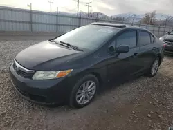 Honda salvage cars for sale: 2012 Honda Civic EX