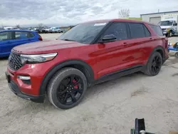 Salvage SUVs for sale at auction: 2022 Ford Explorer ST