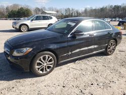 Salvage cars for sale from Copart Charles City, VA: 2015 Mercedes-Benz C 300 4matic