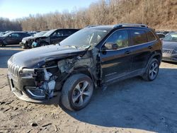 Salvage cars for sale at Marlboro, NY auction: 2020 Jeep Cherokee Limited