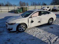 Salvage cars for sale at Davison, MI auction: 2021 Chevrolet Malibu LS