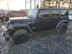 Jeep Wrangler Unlimited Sport salvage cars for sale: 2016 Jeep Wrangler Unlimited Sport