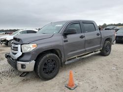 Salvage cars for sale at Houston, TX auction: 2017 Toyota Tundra Crewmax SR5