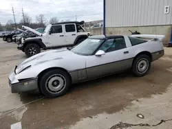 Salvage cars for sale at Lawrenceburg, KY auction: 1985 Chevrolet Corvette