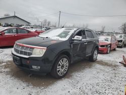 Salvage cars for sale at Pekin, IL auction: 2010 Lincoln MKX