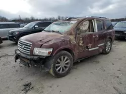 Salvage cars for sale at Duryea, PA auction: 2009 Infiniti QX56