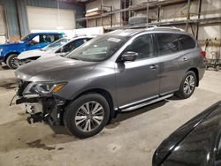 Salvage cars for sale at Eldridge, IA auction: 2018 Nissan Pathfinder S