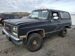 Salvage cars for sale at Assonet, MA auction: 1991 GMC Jimmy V15