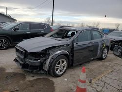 Salvage cars for sale at Pekin, IL auction: 2018 Ford Fusion SE