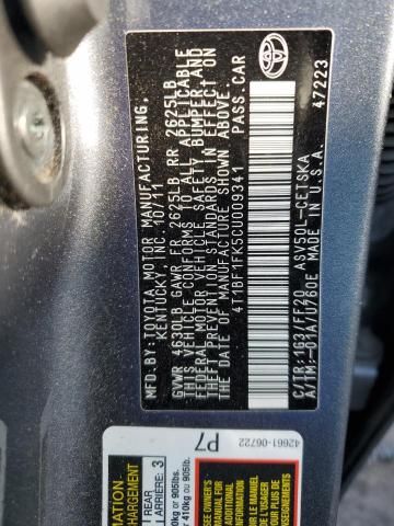 2012 Toyota Camry Base