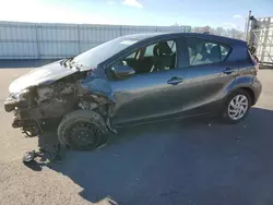 Salvage cars for sale at Assonet, MA auction: 2015 Toyota Prius C