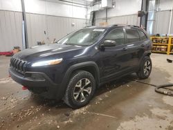 Salvage cars for sale at Casper, WY auction: 2016 Jeep Cherokee Trailhawk