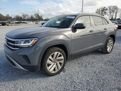 Salvage cars for sale at Riverview, FL auction: 2021 Volkswagen Atlas Cross Sport SE