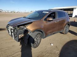 Salvage cars for sale at Brighton, CO auction: 2017 KIA Sportage EX