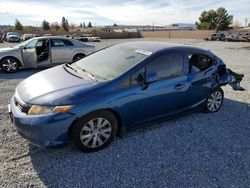 Salvage cars for sale at Mentone, CA auction: 2012 Honda Civic LX