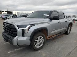 Salvage cars for sale at Grand Prairie, TX auction: 2024 Toyota Tundra Crewmax SR