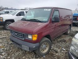 Ford salvage cars for sale: 2003 Ford Econoline E250 Van