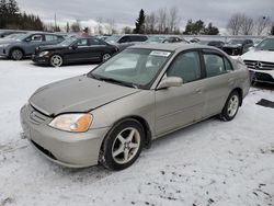 Salvage cars for sale from Copart Bowmanville, ON: 2003 Honda Civic LX