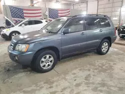 Salvage cars for sale from Copart Columbia, MO: 2002 Toyota Highlander Limited