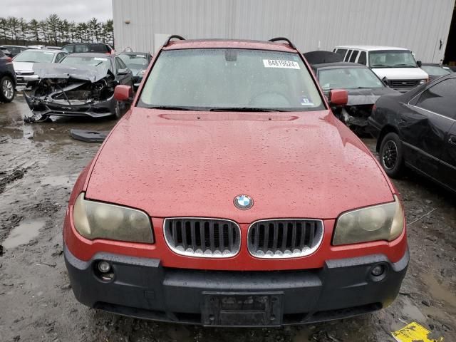 2004 BMW X3 2.5I