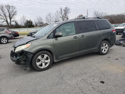 Salvage cars for sale from Copart Bridgeton, MO: 2011 Toyota Sienna LE