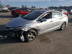 Salvage cars for sale at Dunn, NC auction: 2018 Chevrolet Cruze LT