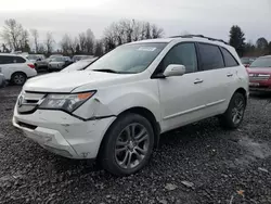 Salvage cars for sale at Portland, OR auction: 2009 Acura MDX Technology