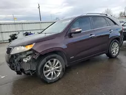 Salvage cars for sale at Littleton, CO auction: 2011 KIA Sorento SX