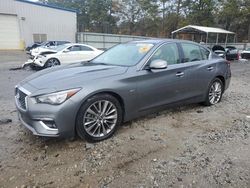 Salvage cars for sale at Austell, GA auction: 2018 Infiniti Q50 Pure