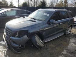 Salvage cars for sale at Waldorf, MD auction: 2015 Mercedes-Benz ML 350 4matic