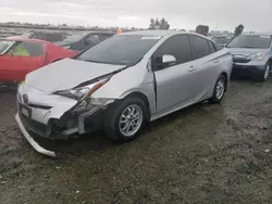 Salvage cars for sale at Antelope, CA auction: 2018 Toyota Prius