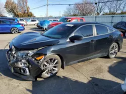 Salvage cars for sale at Moraine, OH auction: 2019 Honda Civic EXL