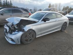 Mercedes-Benz salvage cars for sale: 2020 Mercedes-Benz C 300 4matic