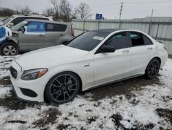 Salvage cars for sale at Chicago Heights, IL auction: 2018 Mercedes-Benz C 43 4matic AMG