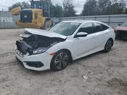 Salvage cars for sale at Midway, FL auction: 2017 Honda Civic EXL