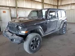 Salvage cars for sale at Phoenix, AZ auction: 2021 Jeep Wrangler Unlimited Sport