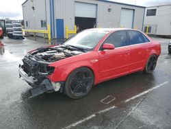 Salvage cars for sale at Vallejo, CA auction: 2008 Audi A4 2.0T