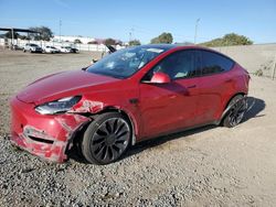 Salvage cars for sale from Copart San Diego, CA: 2021 Tesla Model Y