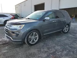 Salvage cars for sale at Jacksonville, FL auction: 2018 Ford Explorer Limited