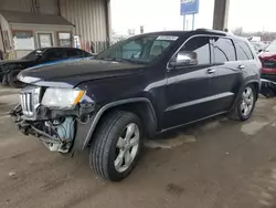 Salvage cars for sale at Fort Wayne, IN auction: 2011 Jeep Grand Cherokee Overland